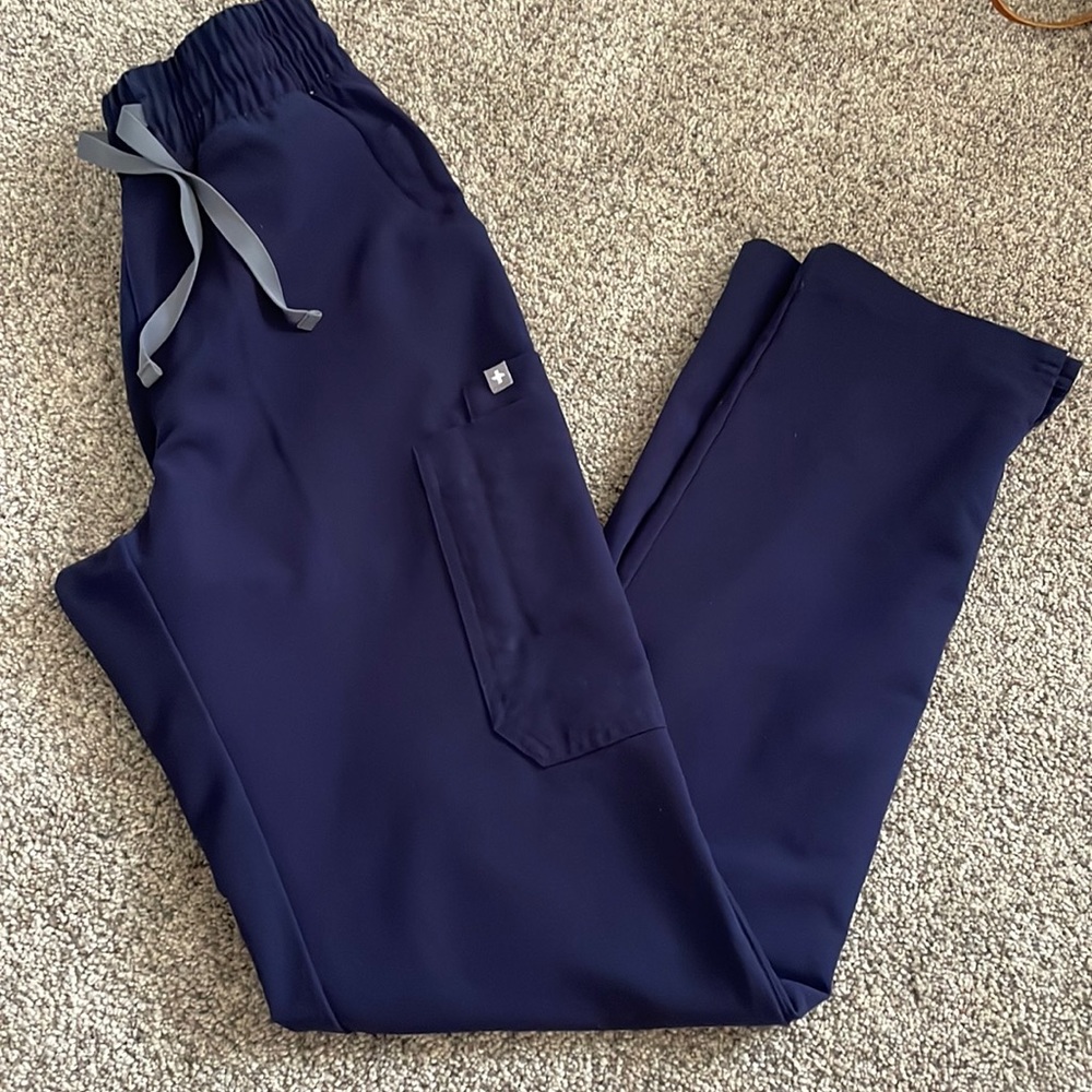 Figs navy yola scrub pants XXS
